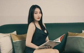 Ligui丽柜 – 吊带完美演绎，可馨无圣光原图从此开启无声的眼神撩系列！