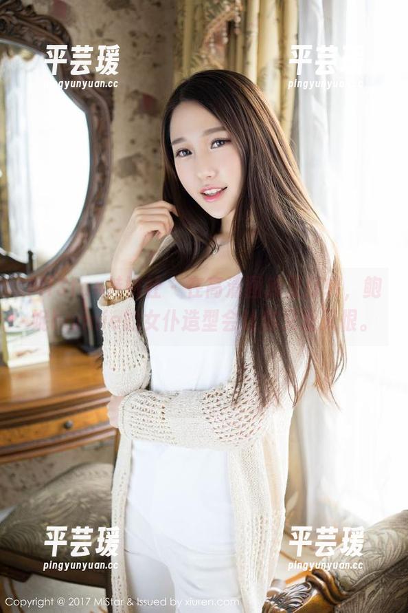 MiStar魅妍社 - 在高清图库里打转，鲍妮boonie的女仆造型会让你又爱又恨。