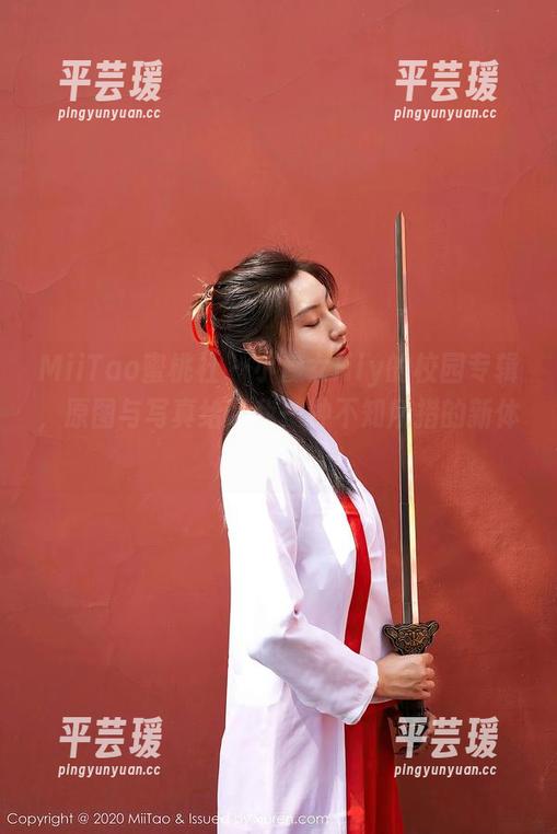 MiiTao蜜桃社 - 小魔女lily的校园专辑，原图与写真给了我一种不知所措的新体验...