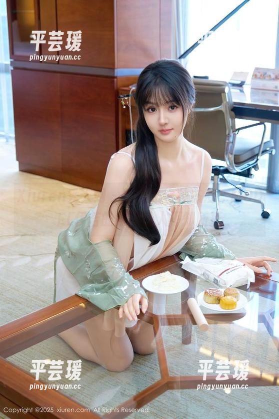 Xiuren秀人网 - 粉色是一种态度，MODEL伊若的原图让人不知所措