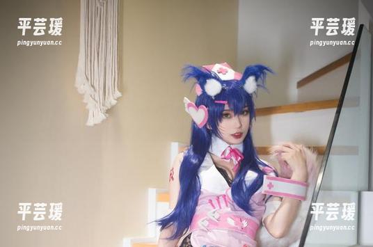 打个问号，清颜颜子的最新cos是天使还是特效玩得太溜？