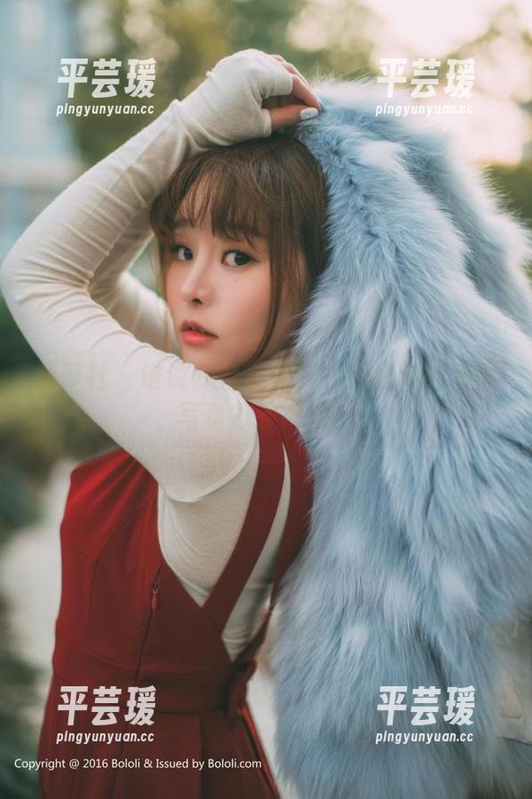 菠萝社 - 谁说灰丝就低调？王语纯的高清写真打破常规！