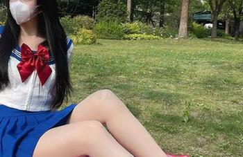 微密圈 – 软妹小九九的“黑色绑带”原图：说好的低调呢？